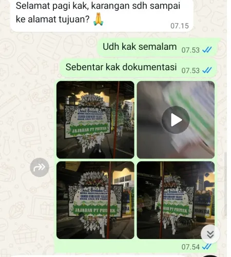Pengiriman Papan Bunga Selamat Rs Hermina