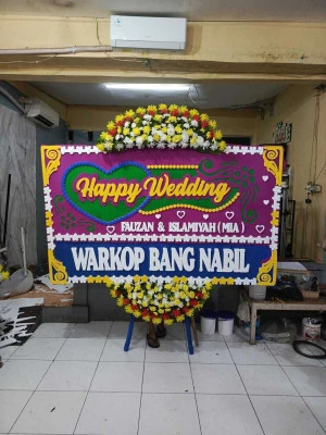 Papan Bunga di Rs Hermina