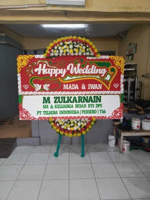 Papan Bunga di Rs Hermina