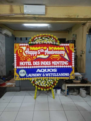 Papan Bunga di Rs Hermina