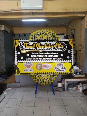Papan Bunga di Rs Hermina